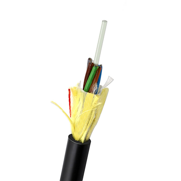 Fiber optic cable laid along the pipe gallery